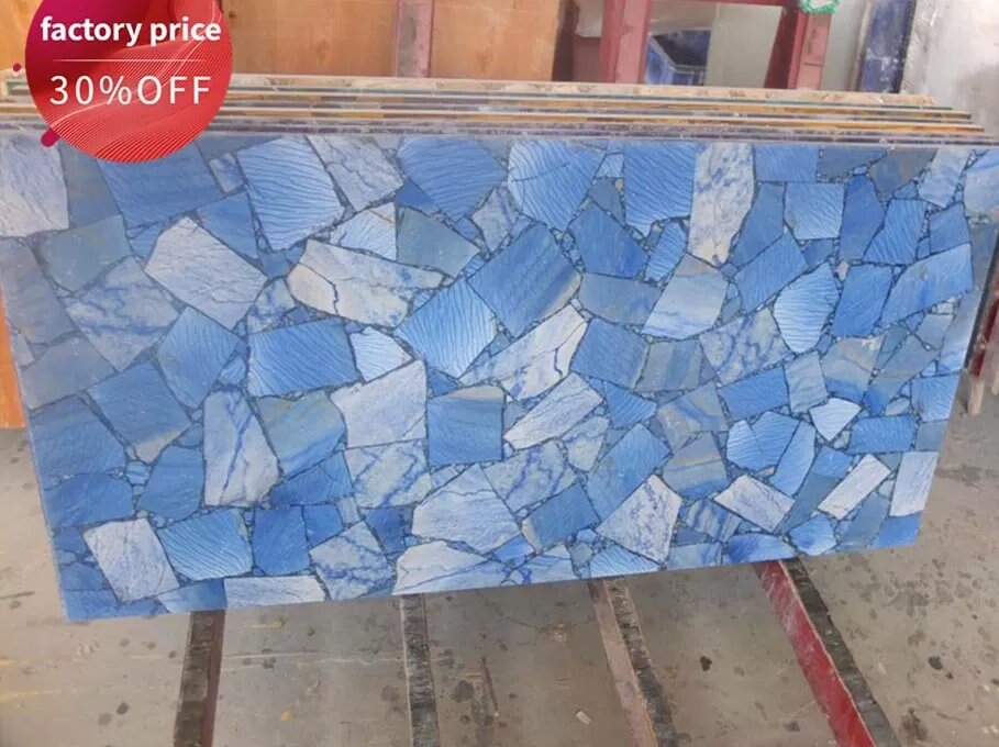 Blue Aventurine Agate Stone Slab, Use On, Table top, Bars & Counters, Kitchen Slab, Interior Decor, Home And Office Decor, Agate Wall Panel