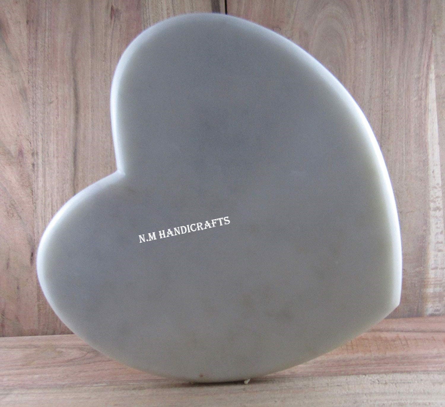 Exotic Heart Shaped White Marble Chopping Board, Coaster, Platter, Gift, Kitchen Decor, Home Decor, Handcrafted Art, Multi Use Piece - Image 2