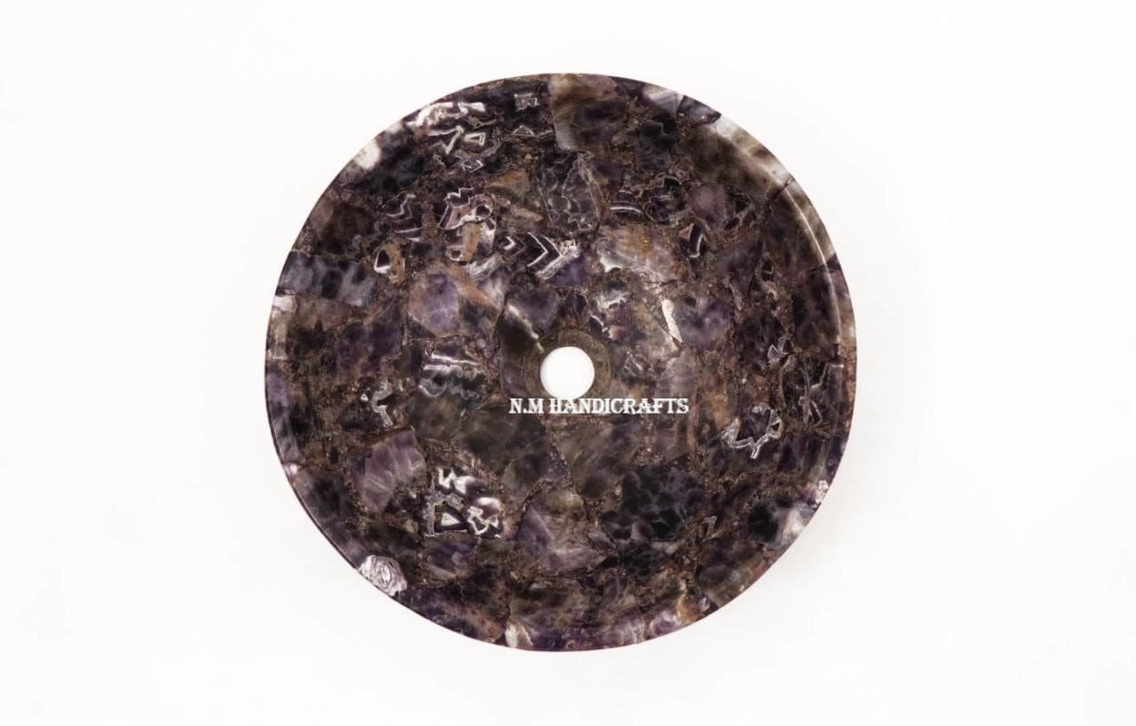 Amethyst Wash Basin, Bathroom & Kitchen Sink, Marble Sink, Dinning Room Wash Basin, Marble Counter Top, Random Work, Bathroom Accessories - Image 2