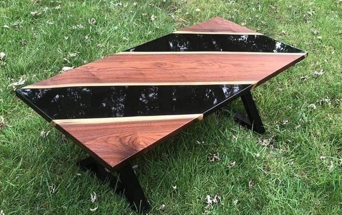 Wood Resin Coffee Table Top, Wood Resin River Table, Natural Wood Table, Conference Table, Center Table Top, Hallway Table, Coffee Table Top