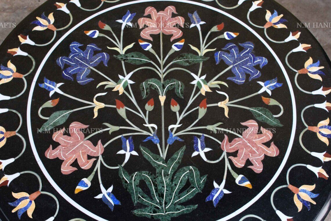 Vintage Coffee Table, Marble Table Top, Patio Table, Living Room Furniture, Side & End Table, Center Table, Dining Table Top, Kitchen Table - Image 2